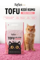 Reflex Plus Bebek Pudrası Kokulu Tofu Kedi Kumu 7L – 1. görsel