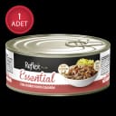Reflex Plus Essential Et Suyunda Ton Balıklı ve Somonlu Yetişkin Kedi Konservesi 70gr – 1. görsel