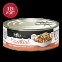 Reflex Plus Essential Et Suyunda Ton Balıklı Tavuklu ve Havuçlu Yetişkin Kedi Konservesi 70gr x 24 Adet – 1. görsel