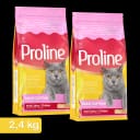 Proline Renkli Taneli Tavuklu Yetişkin Kedi Maması 1,2 Kg x 2 Adet – 1. görsel