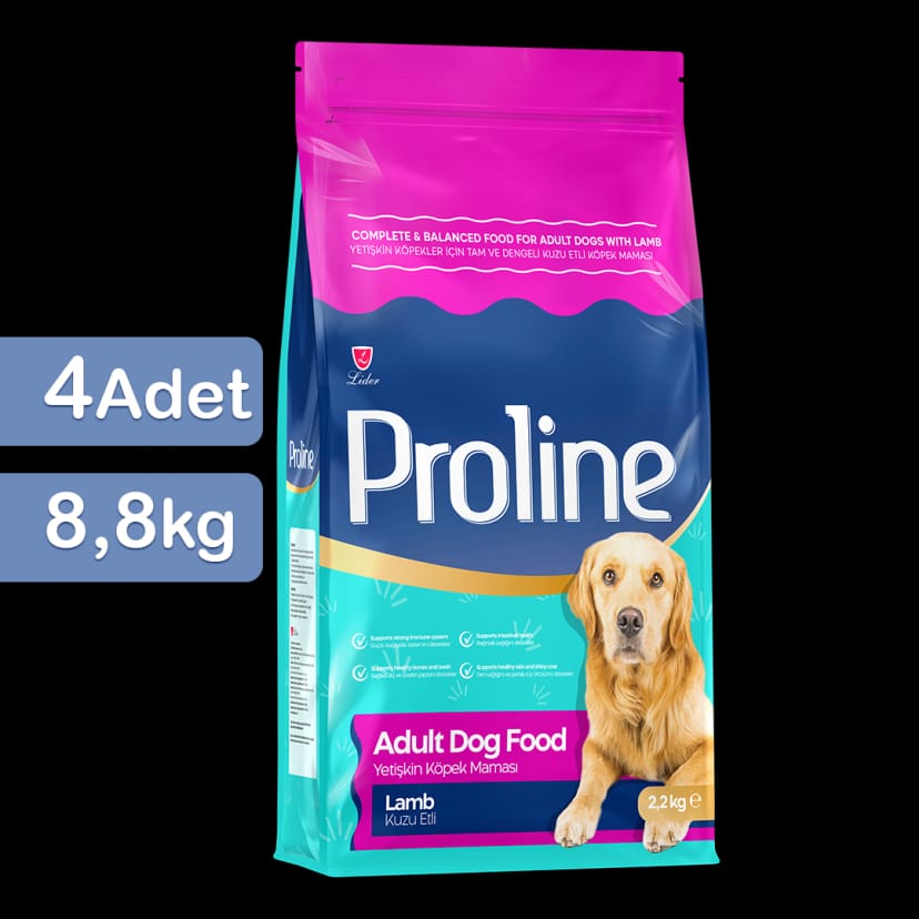 Proline Kuzu Etli Yetişkin Köpek Maması 2,2 Kg x 4 Adet