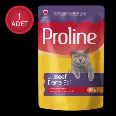 Proline Pouch Dana Etli Yaş Kedi Maması 85 gr