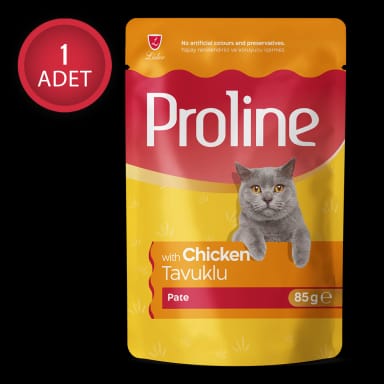 Proline Pouch Tavuklu Yaş Kedi Maması 85 gr