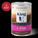  King Sos İçerisinde Et Parçacıklı Kuzu Etli Yetişkin Köpek Konservesi 400 g – 1. görsel