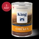  King Sos İçerisinde Et Parçacıklı Tavuklu Yavru Kedi Konservesi 400 g – 1. görsel