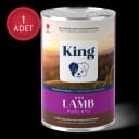  King Sos İçerisinde Et Parçacıklı Kuzu Etli Yavru Köpek Konservesi 400 g – 1. görsel