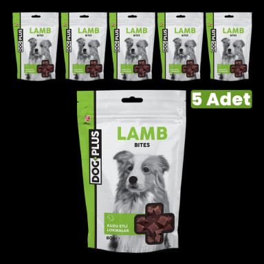 Dog Plus Kuzu Etli Bites Ödül 80 Gr x 5 Adet