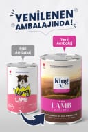  King Sos İçerisinde Et Parçacıklı Kuzu Etli Yetişkin Kedi Konservesi 400 g – 3. görsel