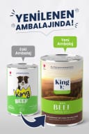  King Sos İçerisinde Et Parçacıklı Dana Etli Yetişkin Köpek Konservesi 400 g – 3. görsel