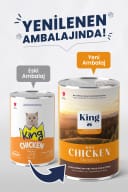  King Sos İçerisinde Et Parçacıklı Tavuklu Yavru Kedi Konservesi 400 g – 3. görsel