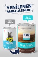  King Sos İçerisinde Et Parçacıklı Somonlu Yetişkin Kedi Konservesi 400 g – 3. görsel