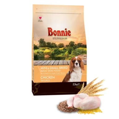 Bonnie Mini ve Küçük Irk Tavuklu Yetişkin Köpek Maması 2,5 Kg