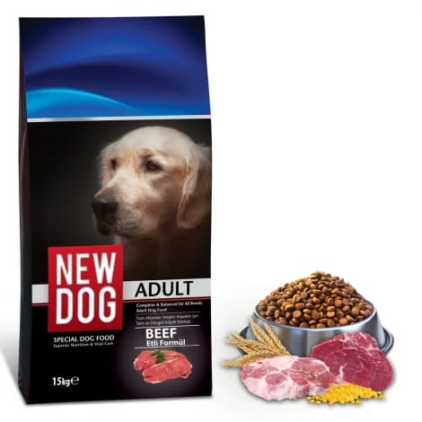 NewDog Etli Yetişkin Köpek Maması 15 Kg