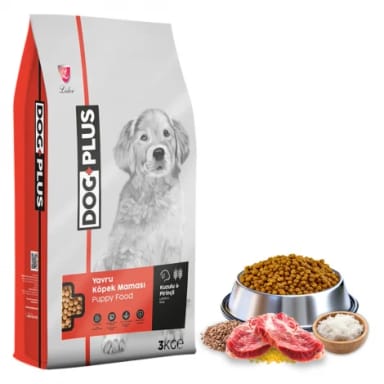 DogPlus Kuzu Etli Yavru Köpek Maması 3 Kg