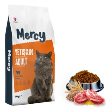 Mercy Kuzu Etli Yetişkin Kedi Maması 10 Kg