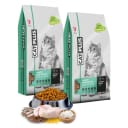 CatPlus Düşük Tahıllı Hipoalerjenik Tavuklu Hamsili Yetişkin Kedi Maması 1,5 Kg x 2 Adet – 1. görsel