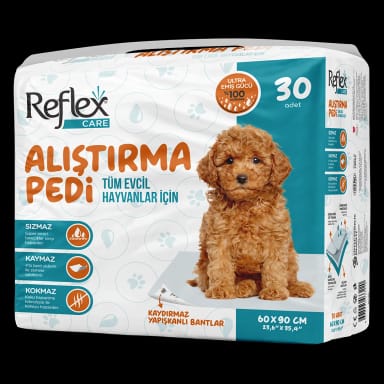 Reflex Care Kaydırmaz Köpek Alıştırma Pedi 60 x 90 cm (30'lu)