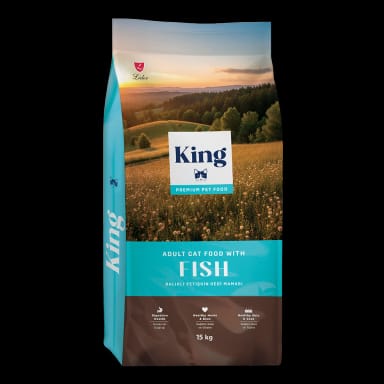 King Balıklı Yetişkin Kedi Maması 15 Kg