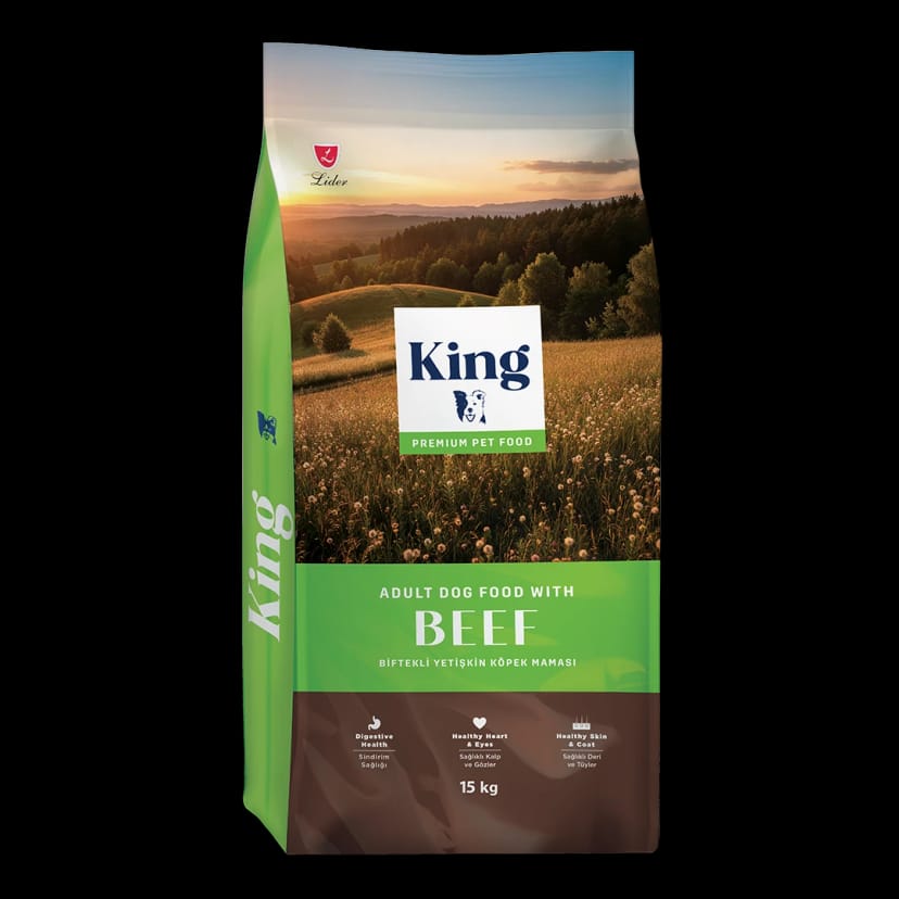 King Biftekli Yetişkin Köpek Maması 15 Kg