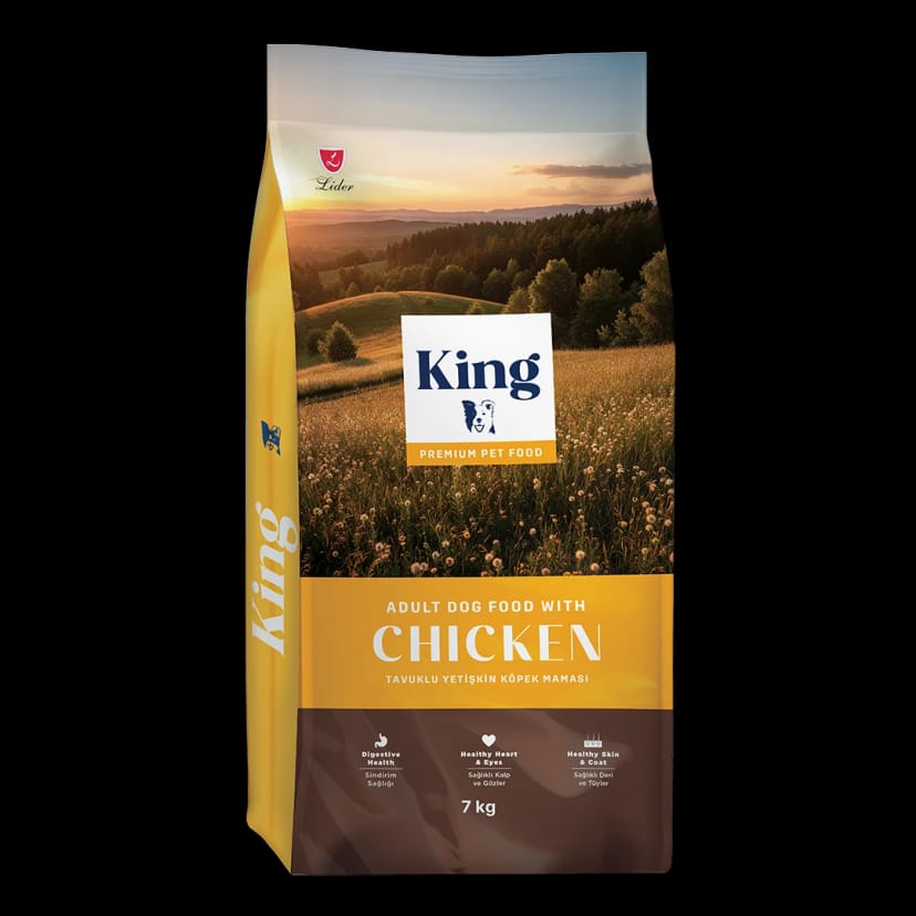 King Tavuklu Yetişkin Köpek Maması 7 Kg