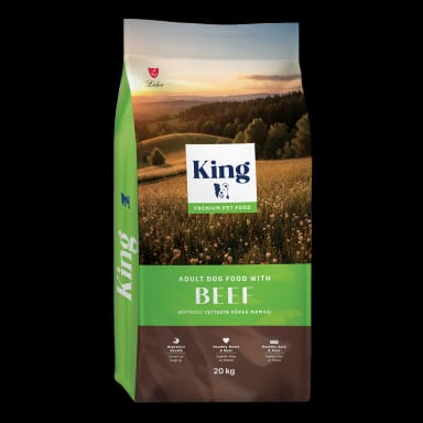 King Biftekli Yetişkin Köpek Maması 20 Kg