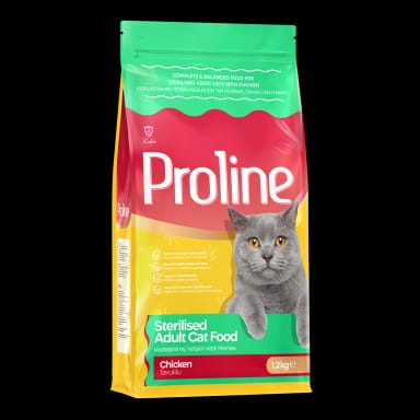 Proline Tavuklu Kısırlaştırılmış Yetişkin Kedi Maması 1,2 Kg