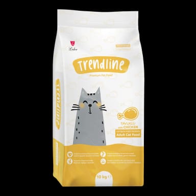 Trendline Tavuklu Yetişkin Kedi Maması 10 Kg