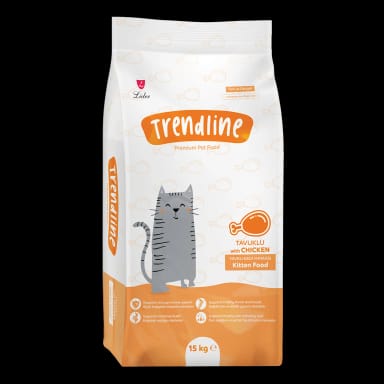 Trendline Tavuklu Yavru Kedi Maması 15 Kg