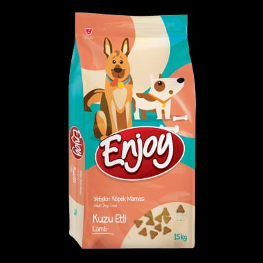 Enjoy Kuzu Etli Yetişkin Köpek Maması 15 Kg