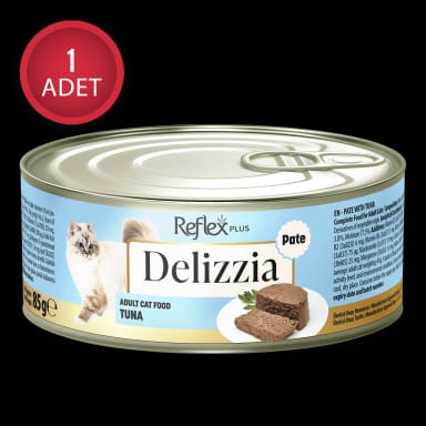 Reflex Plus Delizzia Kıyılmış Ton Balıklı Yetişkin Kedi Maması 85g