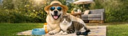 Sıcak Havalarda Kedi ve Köpek Bakımı