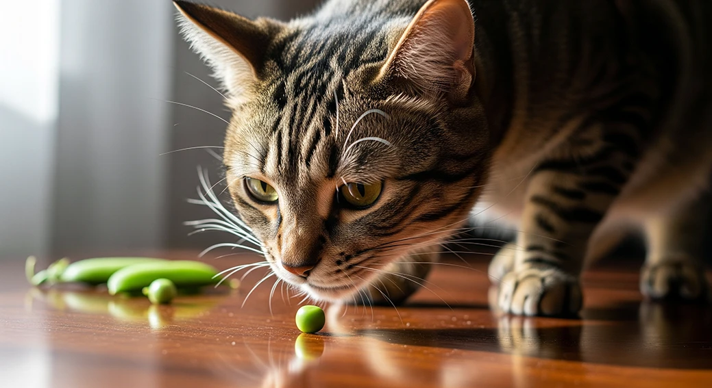 Bezelye Yiyen Kedi
