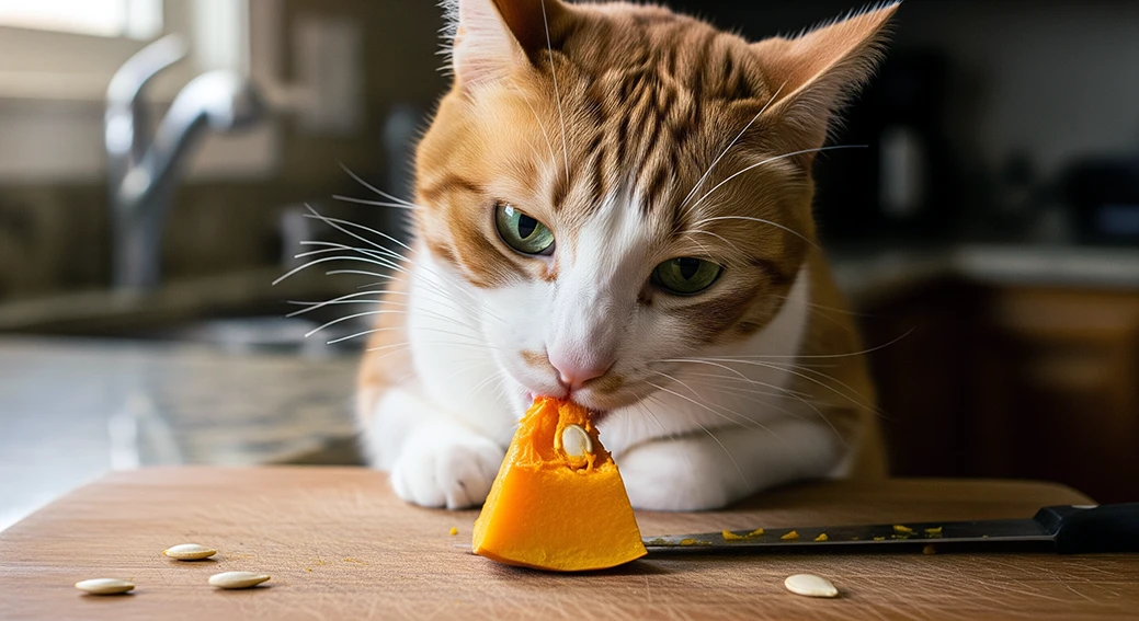 Balkabağı Yiyen Kedi