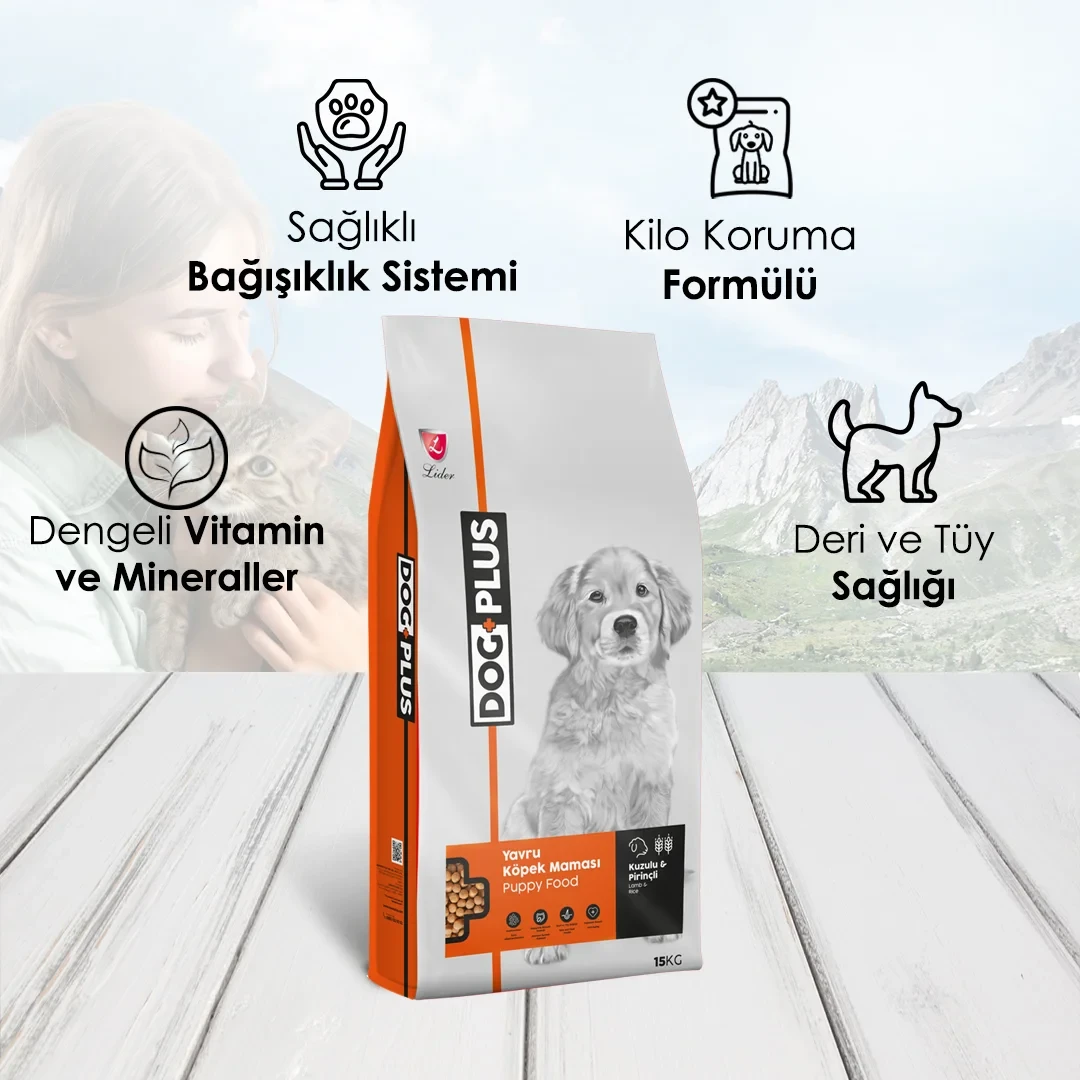 DogPlus Kuzu Etli Yavru Köpek Maması 15 Kg – 3. görsel