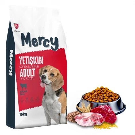 Mercy Biftekli Yetişkin Köpek Maması 15 Kg