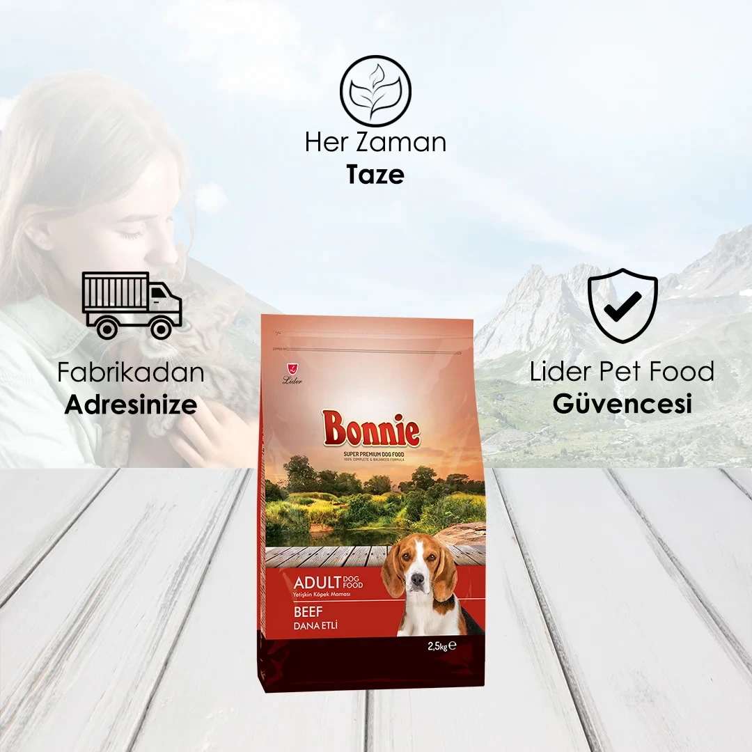 Bonnie Dana Etli Yetişkin Köpek Maması 2,5 Kg – 3. görsel