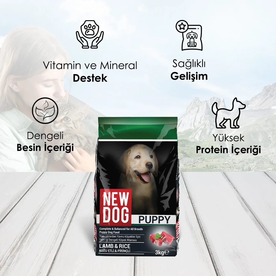 NewDog Kuzu Etli Yavru köpek Maması 3 Kg – 3. görsel