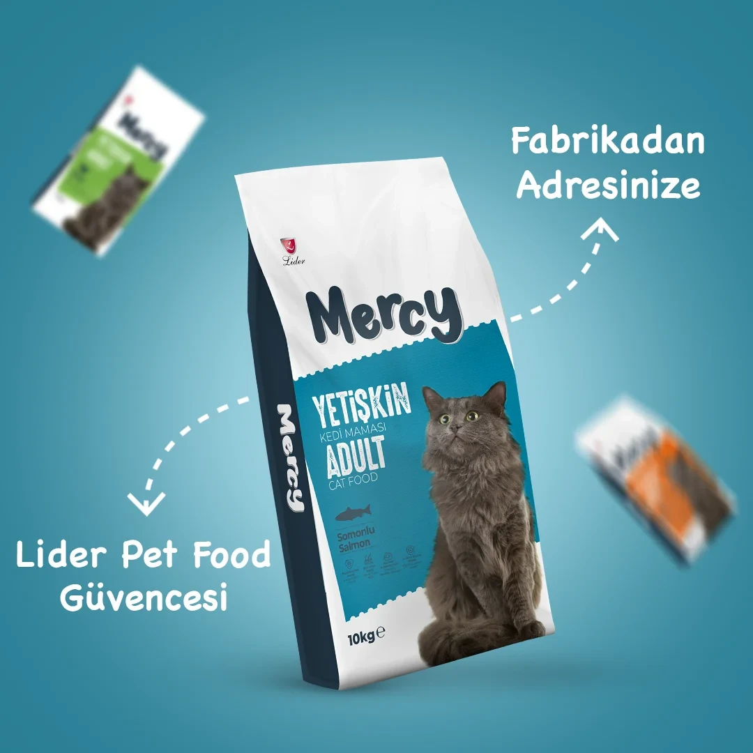 Mercy Somonlu Yetişkin Kedi Maması 10 Kg – 4. görsel