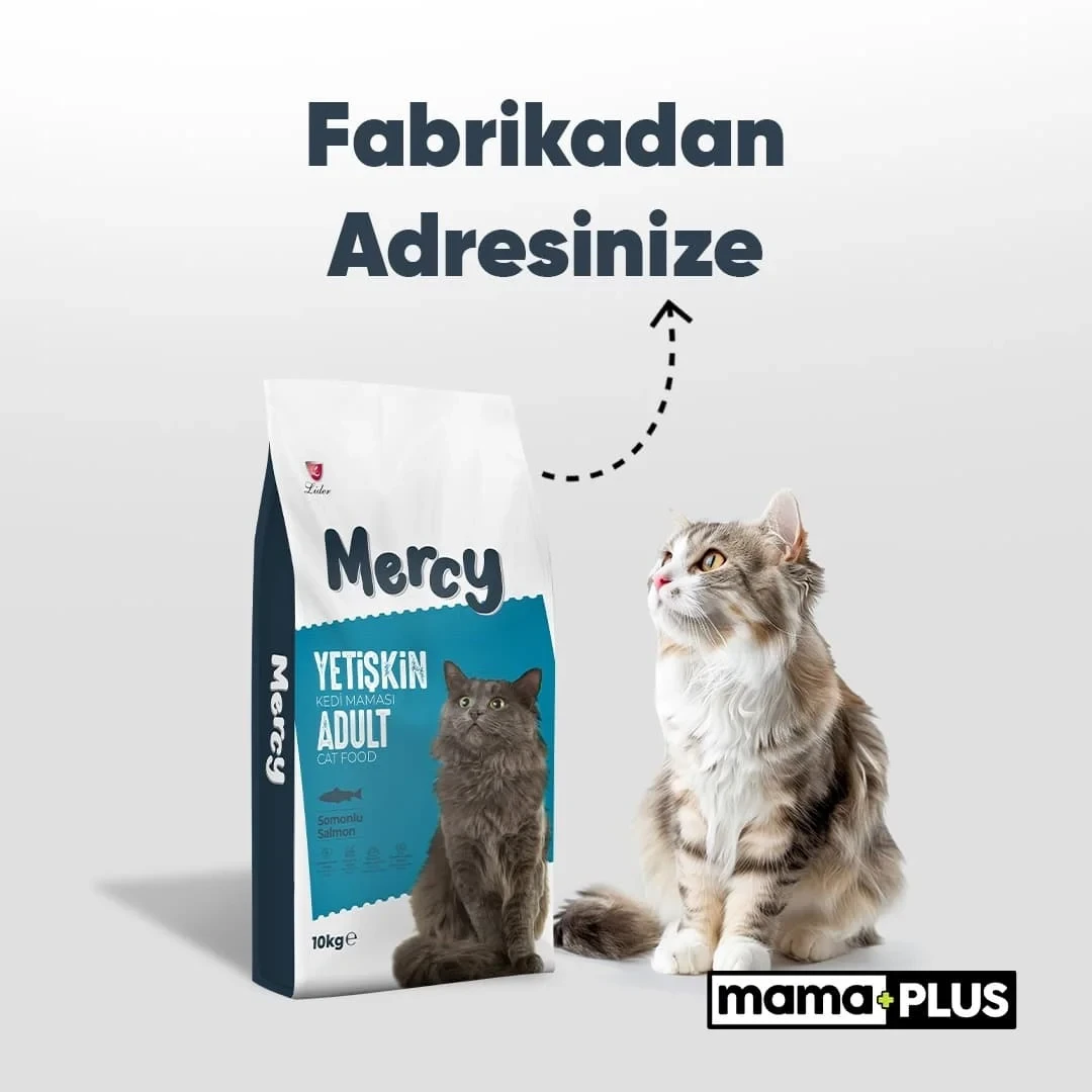 Mercy Somonlu Yetişkin Kedi Maması 10 Kg – 5. görsel