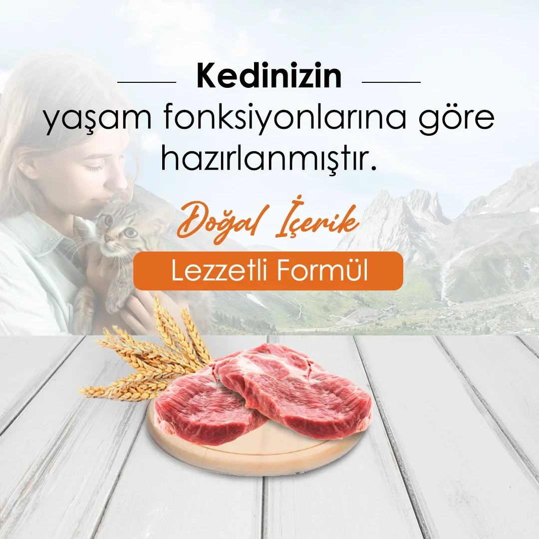 Mercy Kuzu Etli Yetişkin Kedi Maması 10 Kg – 2. görsel