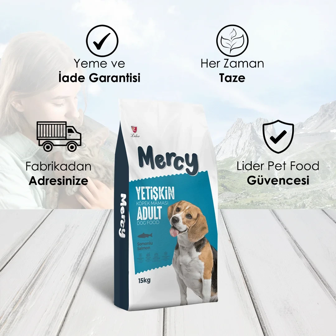 Mercy Somonlu Yetişkin Köpek Maması 15 Kg – 3. görsel