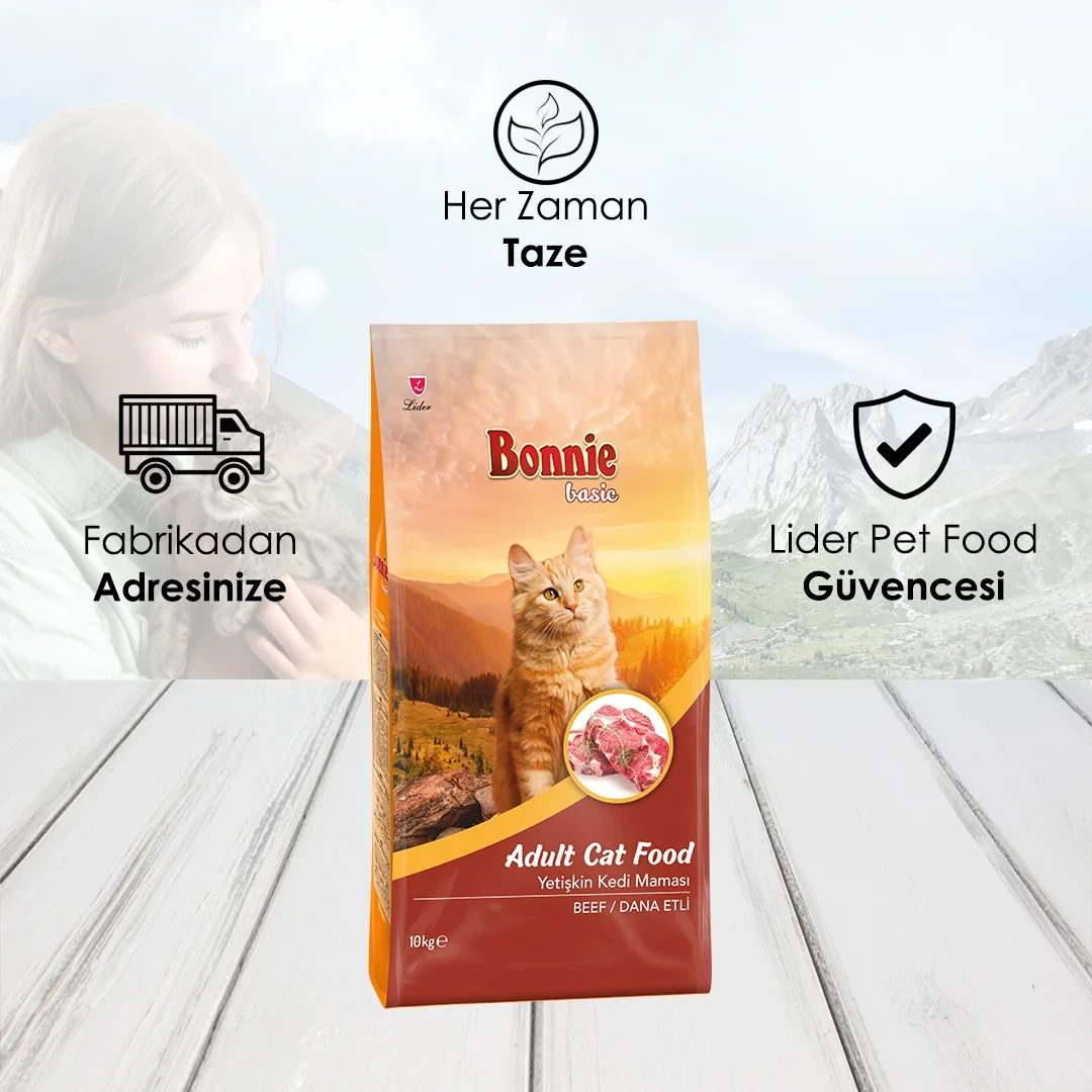 Bonnie Dana Etli Yetişkin Kedi Maması 10 Kg x 2 Adet – 3. görsel