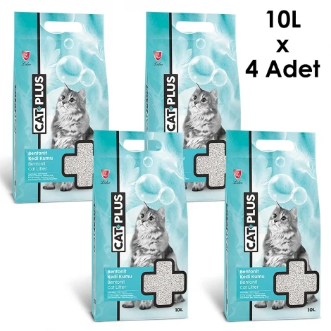 CatPlus Kokusuz Kedi Kumu 10 Lt x 4 Adet