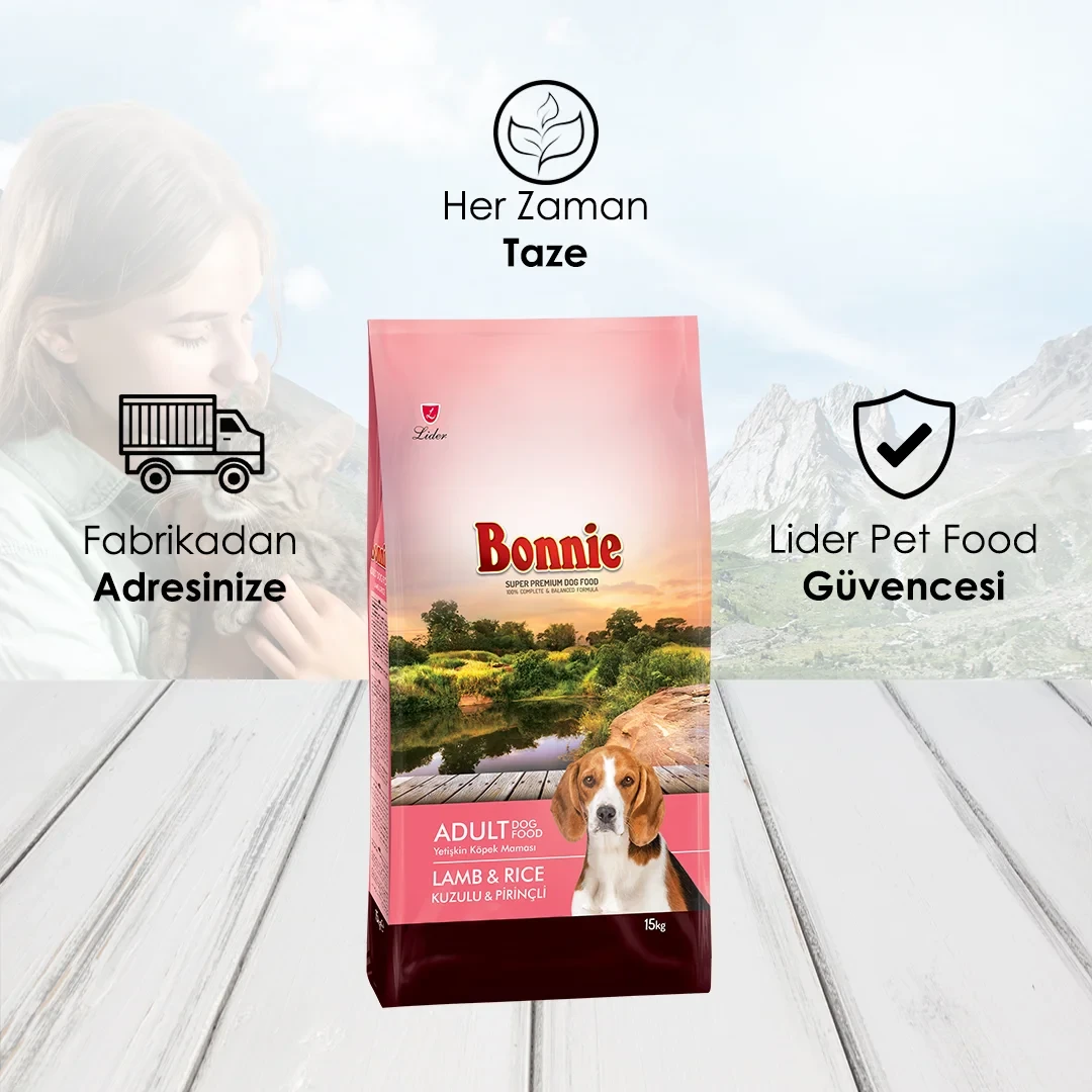 Bonnie Kuzu Etli Yetişkin Köpek Maması 15 Kg – 3. görsel