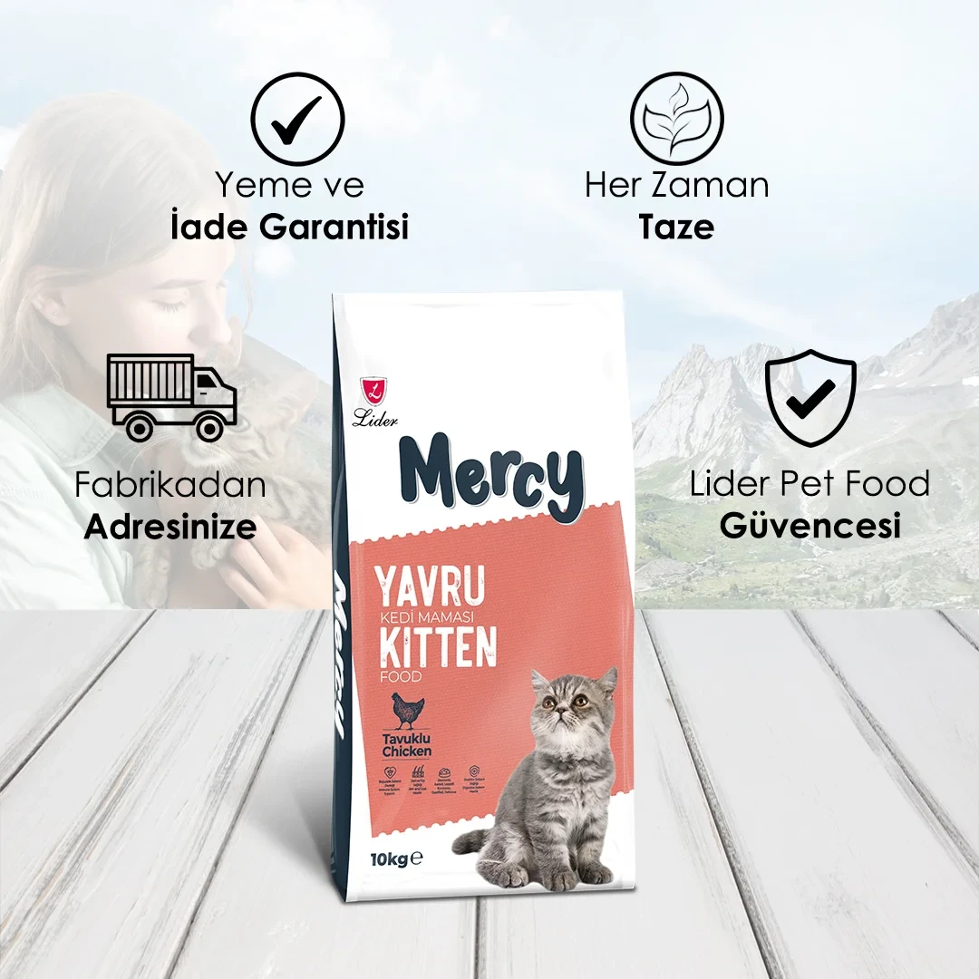 Mercy Tavuklu Yavru Kedi Maması 10 Kg – 3. görsel
