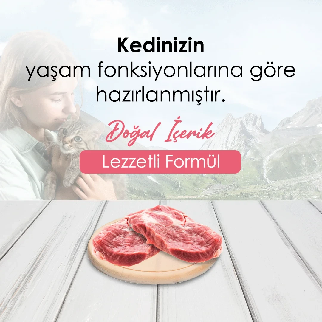 Bonnie Kuzu Etli Yetişkin Kedi Maması 1,5 Kg – 2. görsel
