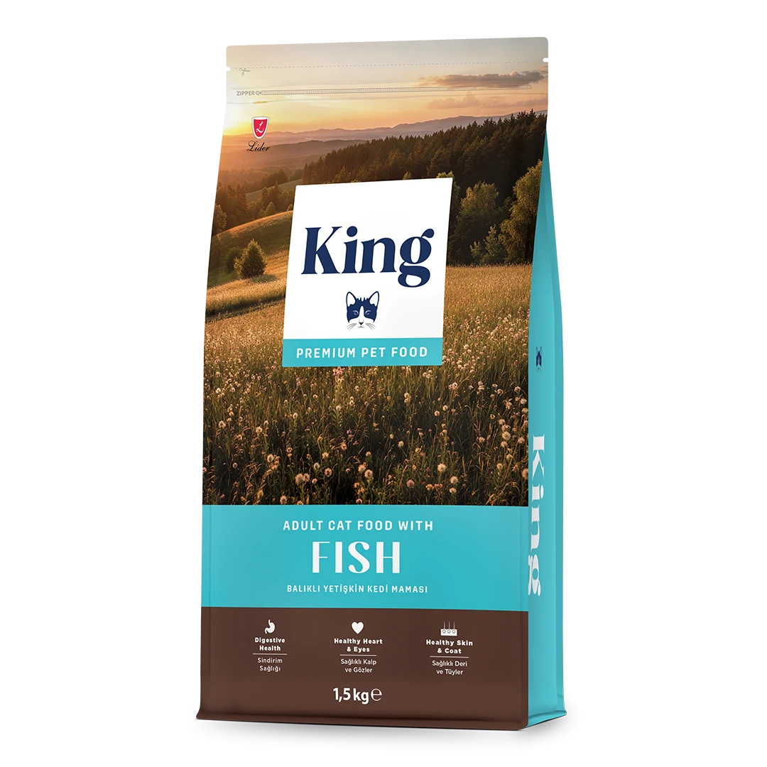King Balıklı Yetişkin Kedi Maması 1,5 Kg – 2. görsel