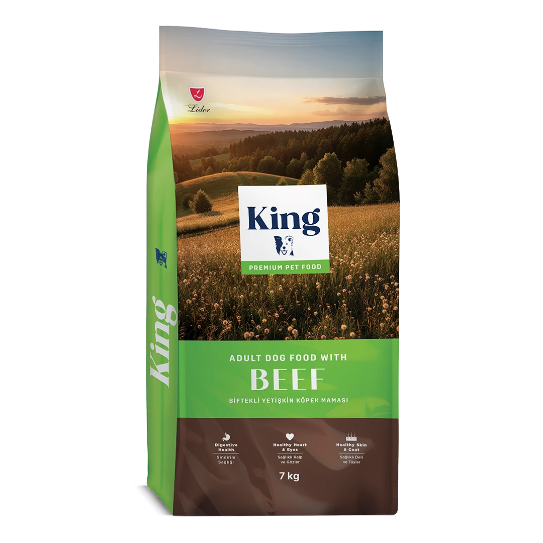 King Biftekli Yetişkin Köpek Maması 7 Kg