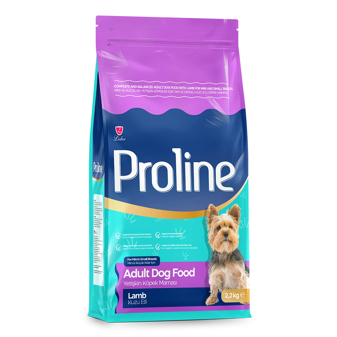 Proline Mini ve Küçük Irk Yetişkin Köpekler Kuzu Etli & Pirinçli Köpek Maması 2,2 Kg