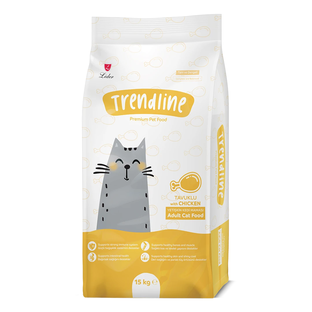 Trendline Tavuklu Yetişkin Kedi Maması 15 Kg – 2. görsel